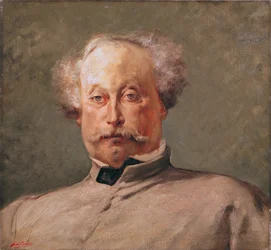 アレクサンドル・デュマの肖像フィルス（1824-95）